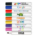 Bullet Tip Low Odor Broadline Dry Erase Marker w/ Full Color Decal